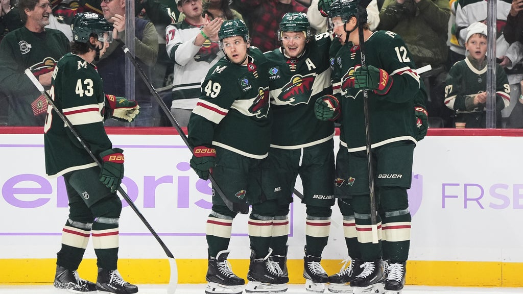 Kaprizov, Wallstedt lead Minnesota Wild to 2-1 victory over Columbus Blue Jackets — WCCO / CBS Minnesota, Minnetonka Sports news