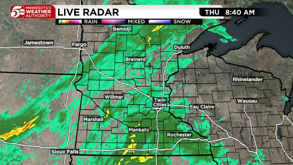 Thursday weather: Cool and wet day ahead — KSTP 5, Minnetonka Community news