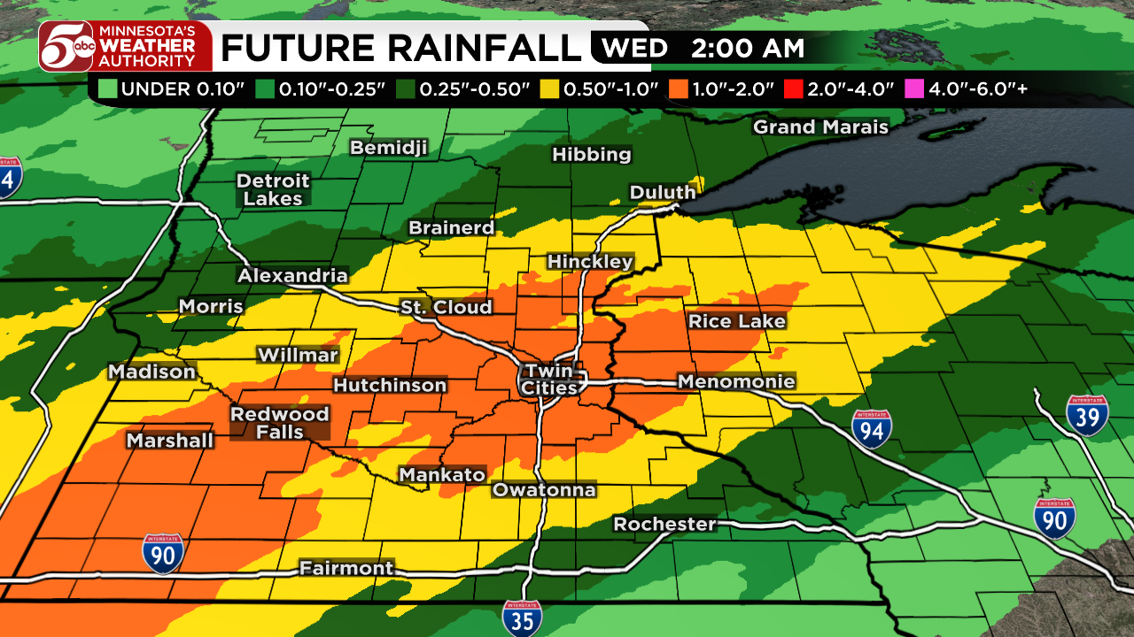 Rainy start to week, warmer days return — KSTP 5, Minnetonka Community news
