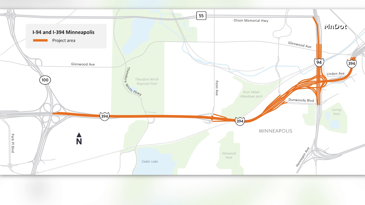 Eastbound I-394 in Minneapolis closing all weekend for highway repairs — KSTP 5, Minnetonka Business news