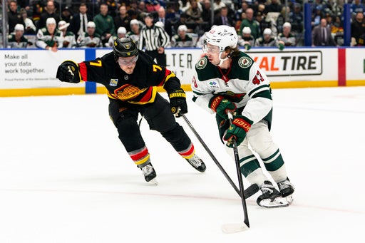 Quinn Hughes has a goal and an assist in his Vancouver return in Wild’s 4-2 victory — KSTP 5, Minnetonka Sports news