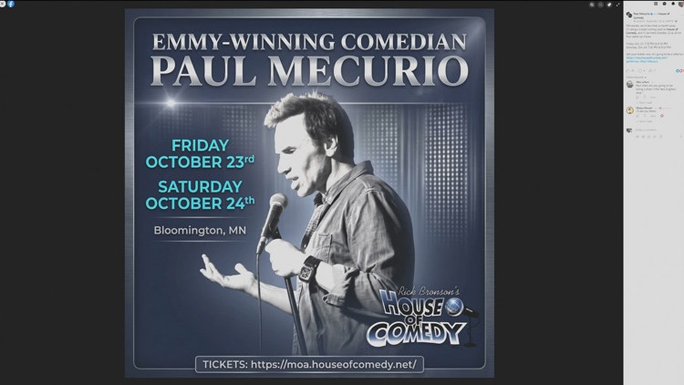 Comedian Paul Mecurio to stop by MOA for multiple shows — KARE 11 Local