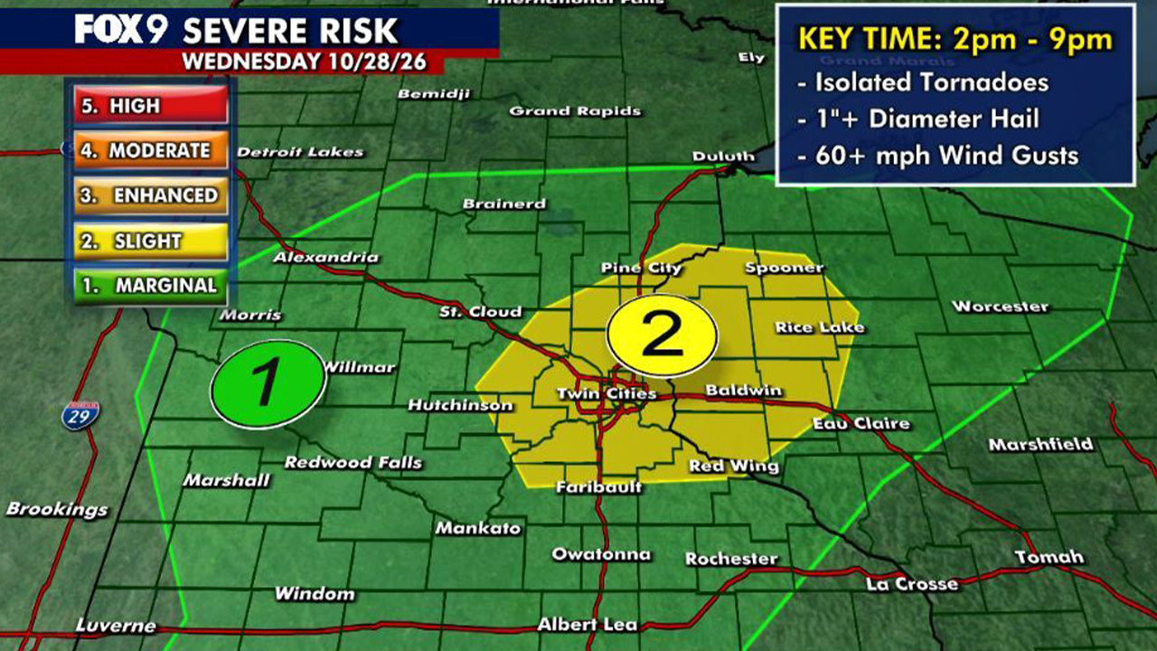 Minnesota weather: Mild and humid with strong storms possible Wednesday — Minnetonka Community news