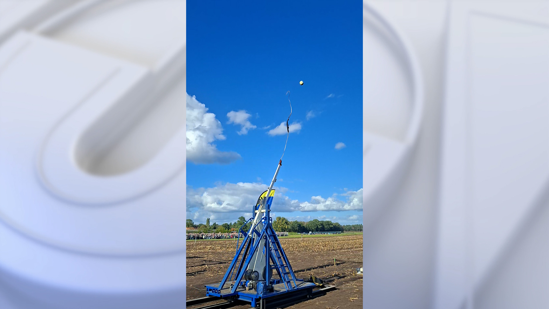 Watch: Pumpkin flies 1,900 feet in pumpkin chunkin' launch — FOX 9, Minnetonka Sports news